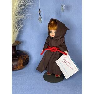 Madame Alexander 8" Friar Tuck Doll #493 Maggie Mixup Robin Hood Storybook 89-91